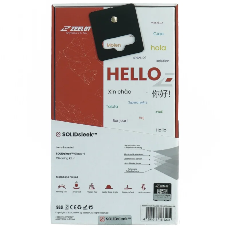 Zeelot SOLIDsleek Skærmbeskytter til iPhone fra Zeelot (str. 20 x 12 x 2 cm)