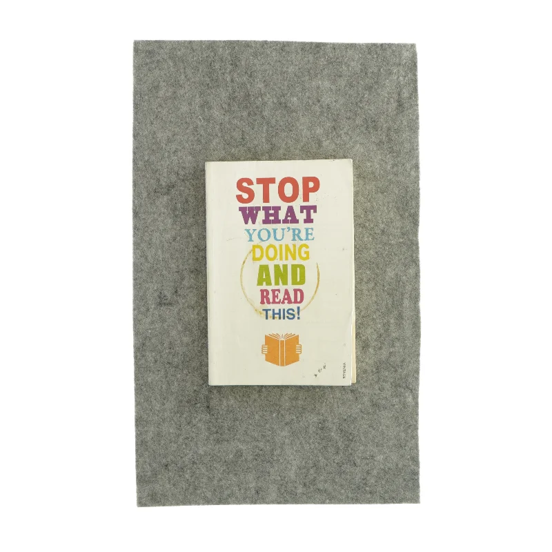 Stop what you're doing and read this (bog)