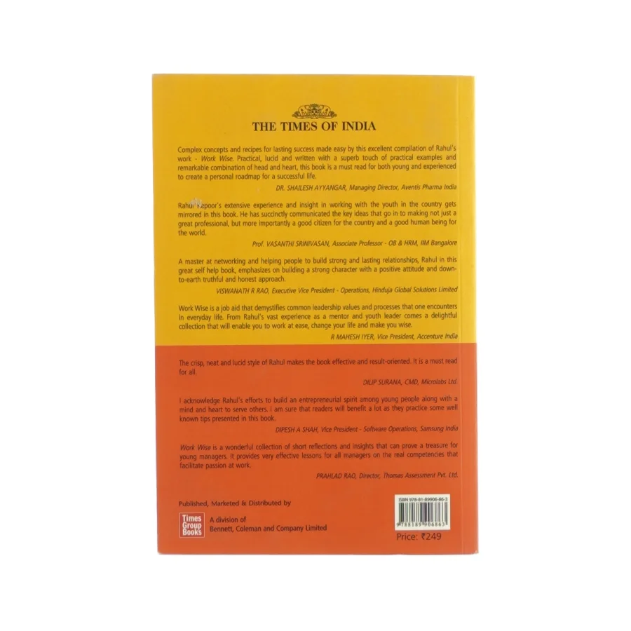 Work wise af Rahul Kapoor (bog) 