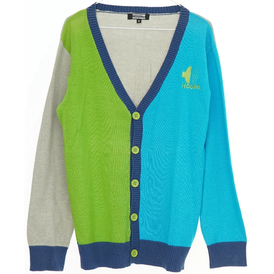 Farverig cardigan with knapper fra Hound (str. 140)