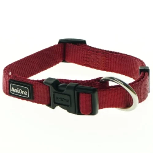 Rød hundehalsbånd fra Anione (str. S)
