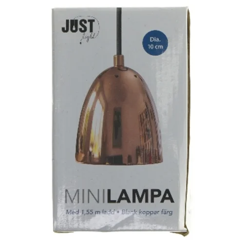 Mini kobberlampe fra Just Light (str. 10 cm)