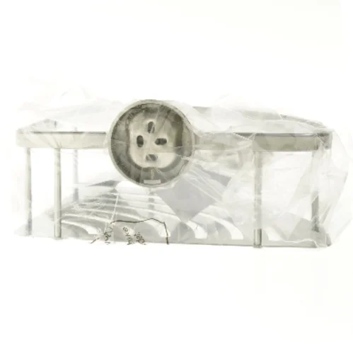 Rustfri stål brusekabinekurv fra Home Creation (str. 22x22x7,5 cm)