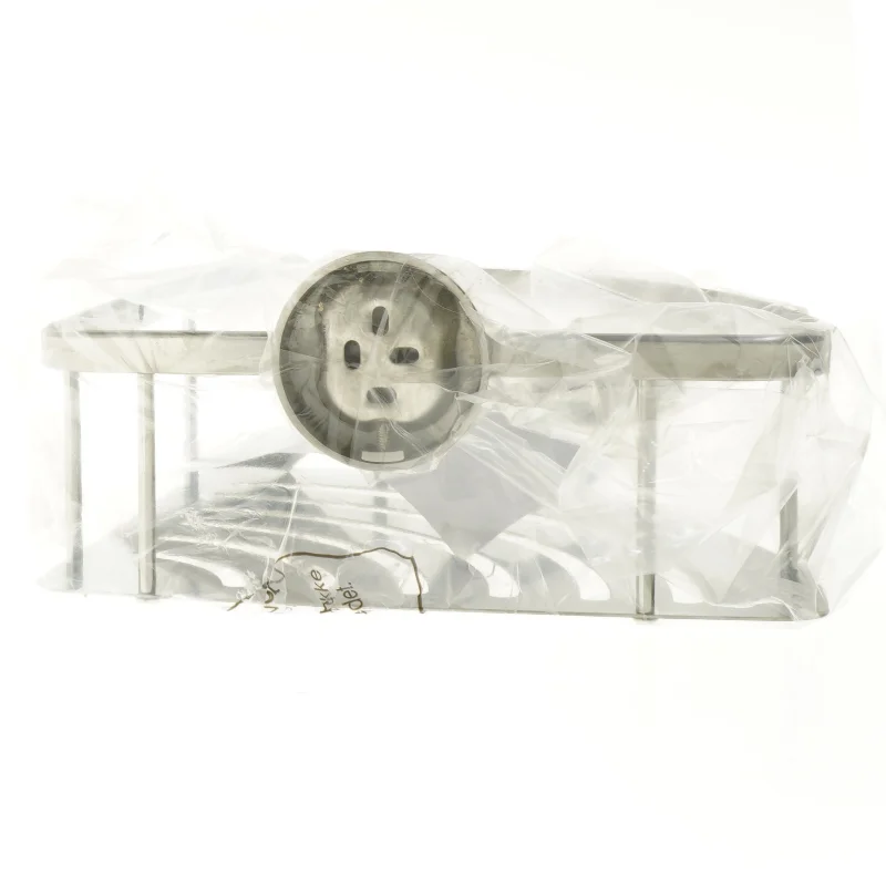 Rustfri stål brusekabinekurv fra Home Creation (str. 22x22x7,5 cm)