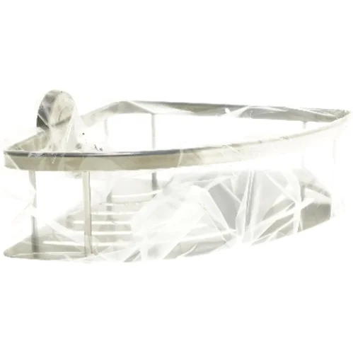 Rustfri stål brusekabinekurv fra Home Creation (str. 22x22x7,5 cm)