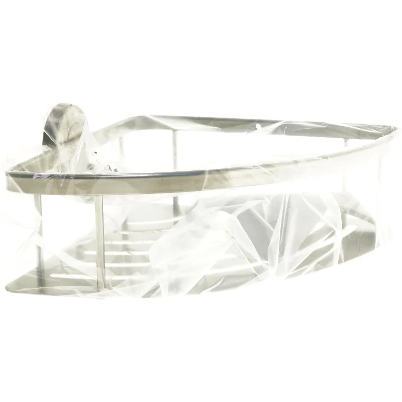 Rustfri stål brusekabinekurv fra Home Creation (str. 22x22x7,5 cm)