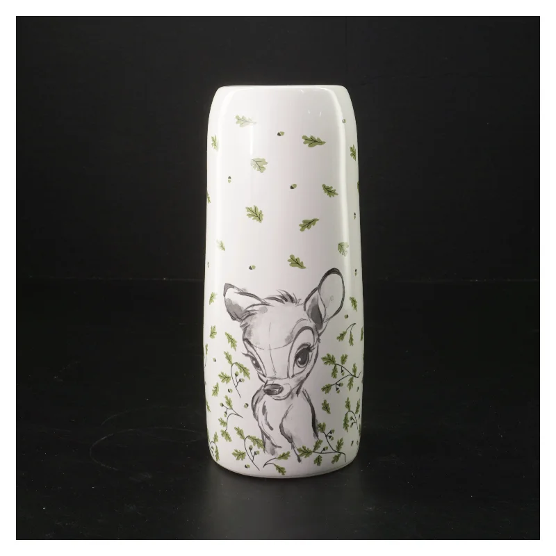 Disney vase med Bambi motiv fra Disney (str. Ø 8x h 19 cm)