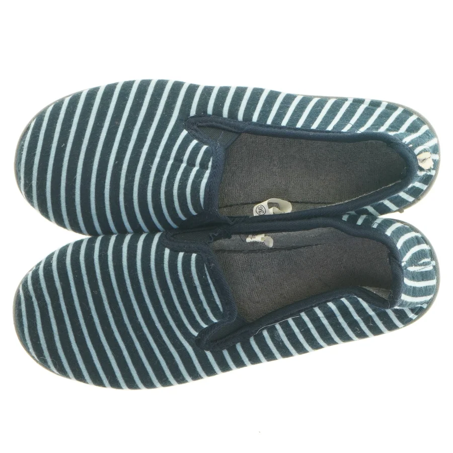 Stribede indendørs sko (str. 36)