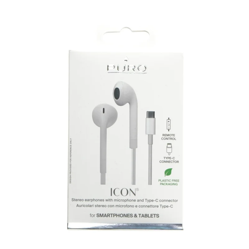 Puro ICON Type-C øretelefoner fra Puro (str. 13x8 cm)