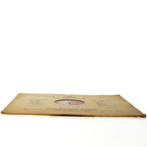 Gammel Grammofonplade (str. 33 x 29 cm)