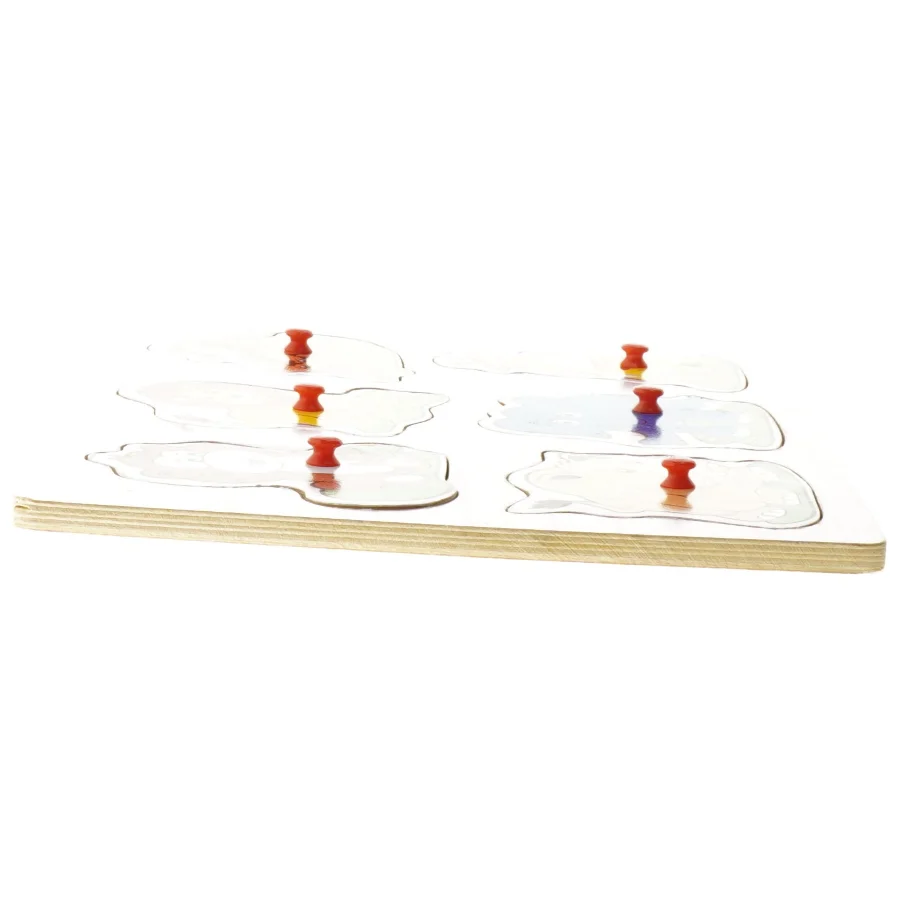 Træpuslespil med dyremotiv