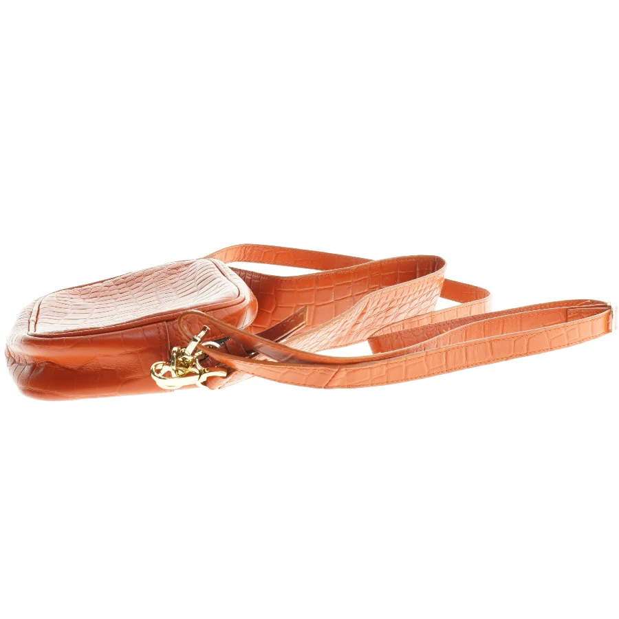 Lille orange skuldertaske (str. 26 x 19 cm)