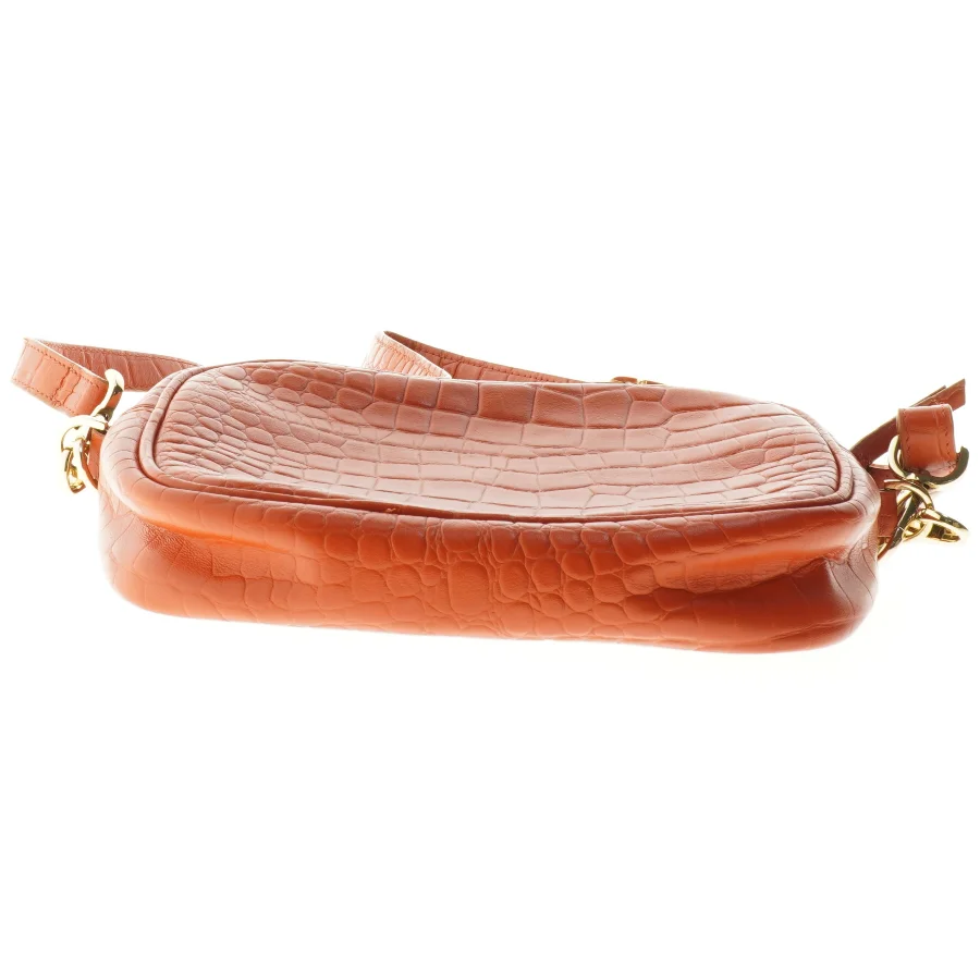 Lille orange skuldertaske (str. 26 x 19 cm)