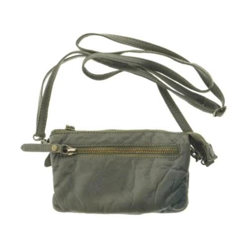 Læder skuldertaske (str. 18 x 11 cm)