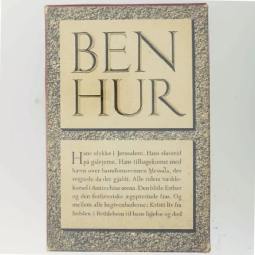 Ben Hur af Lewis Wallace (Bog) fra GEC Gads Forlag