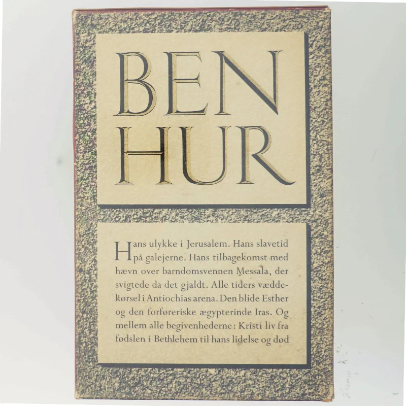 Ben Hur af Lewis Wallace (Bog) fra GEC Gads Forlag