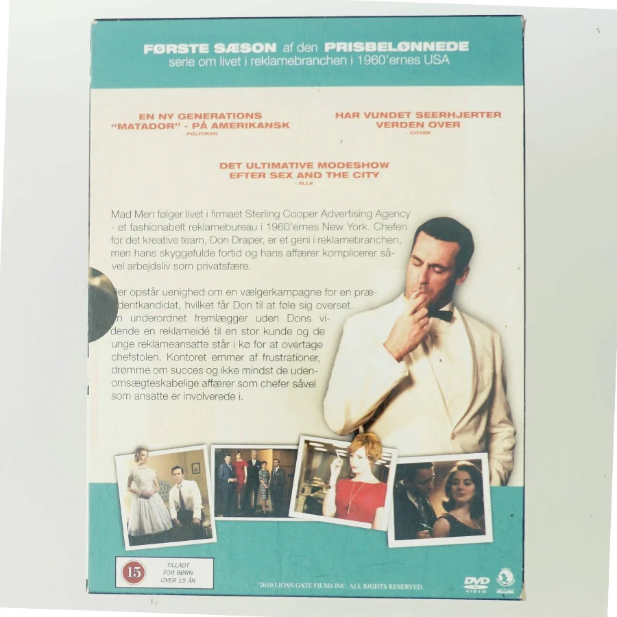 MAD MEN S’SON 1 med Jon Hamm (DVD)