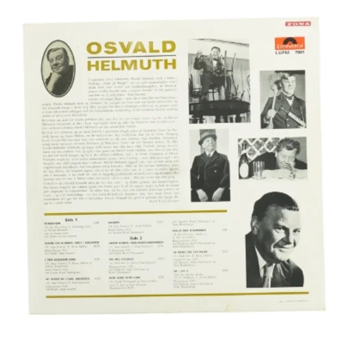 Osvald Helmuth vinylplade (str. 31 x 31 cm)