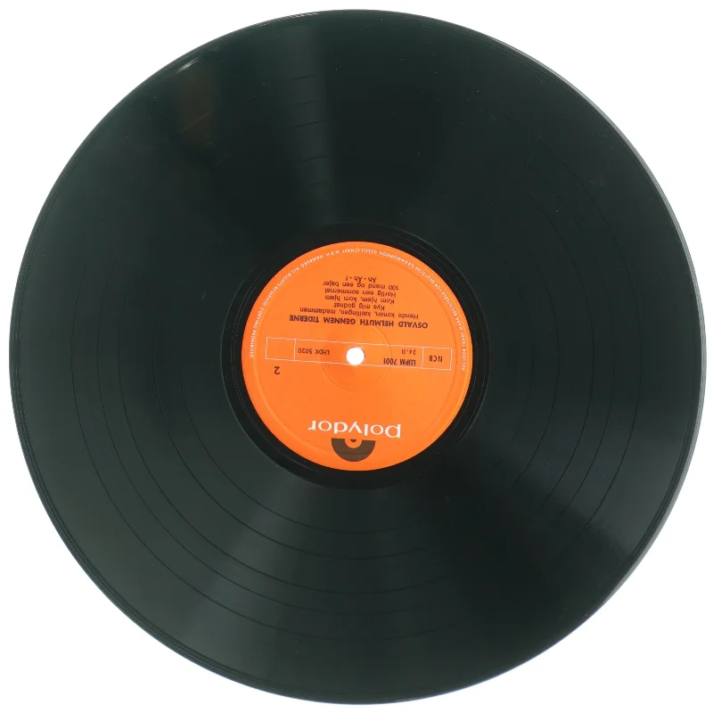 Osvald Helmuth vinylplade (str. 31 x 31 cm)