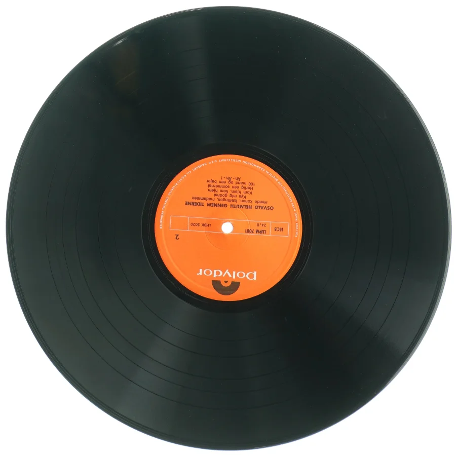 Osvald Helmuth vinylplade (str. 31 x 31 cm)