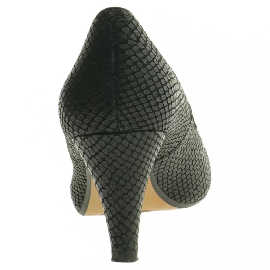 Sorte sko med høje hæle fra Clarks (str. 4,5)