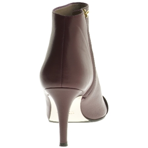 Roccamore Stiletstøvler, Henry, burgundy kalveskind, med spænde (str. 36 )