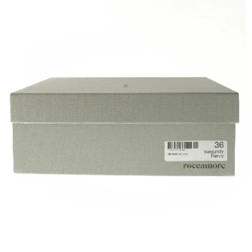 Roccamore Stiletstøvler, Henry, burgundy kalveskind, med spænde (str. 36 )