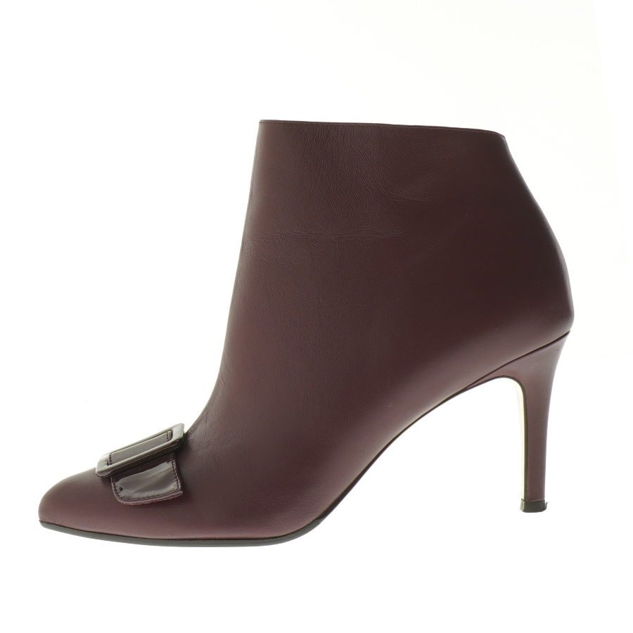 Roccamore Stiletstøvler, Henry, burgundy kalveskind, med spænde (str. 36 )