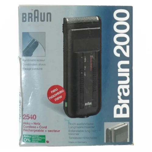 Braun kombinationsshaver fra Braun (str. 17 x 14 x 5 cm)