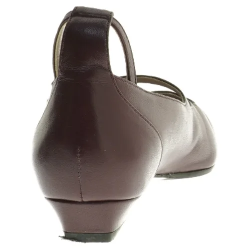 Roccamore, Dea Burgundy, bordeaux ballerina med dobbeltrem (str. 36 )