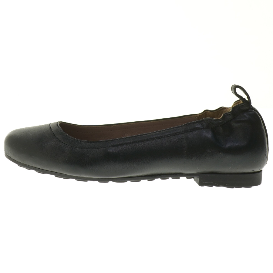 Roccamore Sort ballerina sko i kalveskind størrelse 36 fra Roccamore (str. 36 )