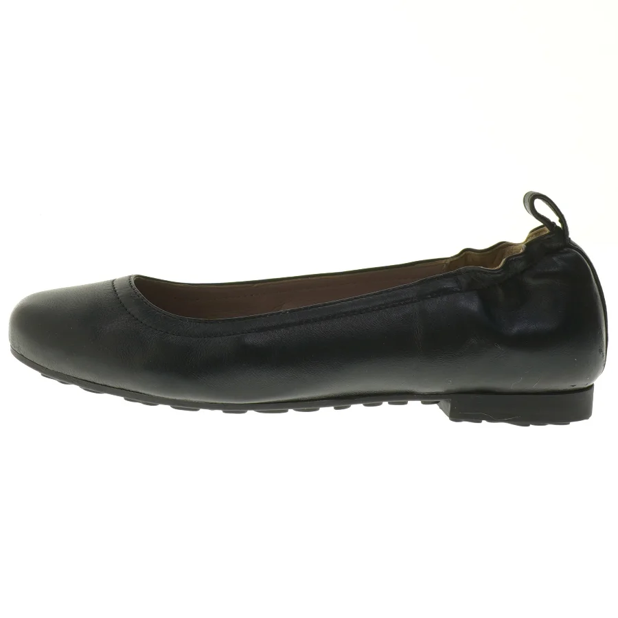 Roccamore Sort ballerina sko i kalveskind størrelse 36 fra Roccamore (str. 36 )