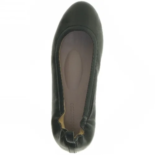 Roccamore Sort ballerina sko i kalveskind størrelse 36 fra Roccamore (str. 36 )