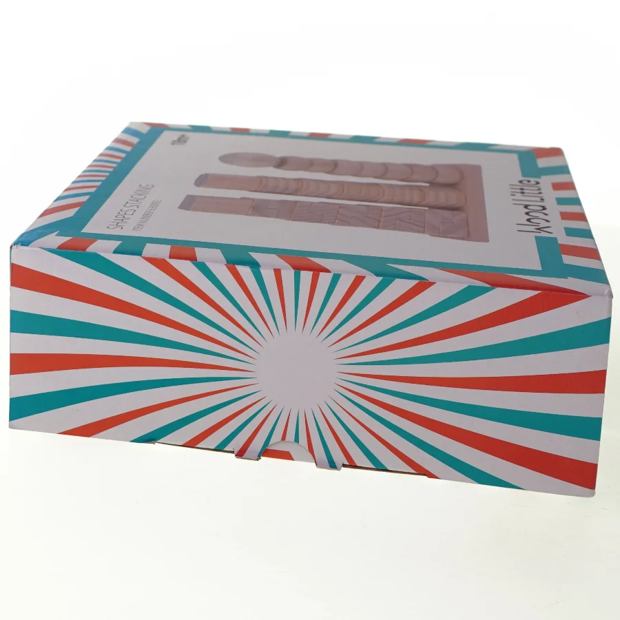Bygge klodser fra Shapes Stacking Wood Little (str. 23 x 8 x 21 cm)
