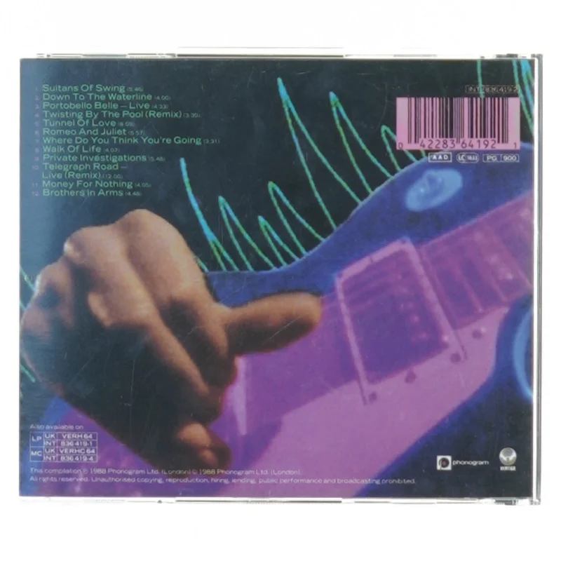 dire straits money for nothing fra Vertigo (str. 14 x 12 cm)