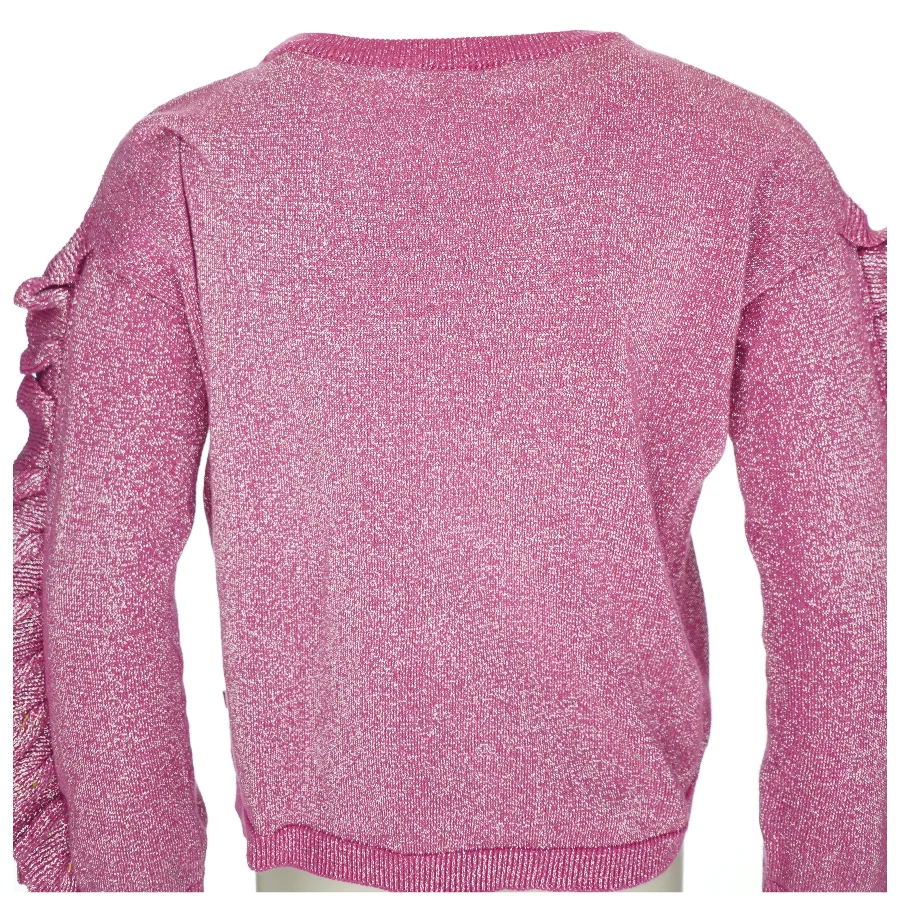 Langærmet glimmer bluse (str. L ca. 12-14 år)