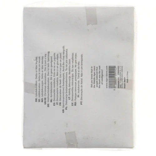 Sæt med julefigurer i dekoration emballage fra Tiger (str. 14x11 cm)