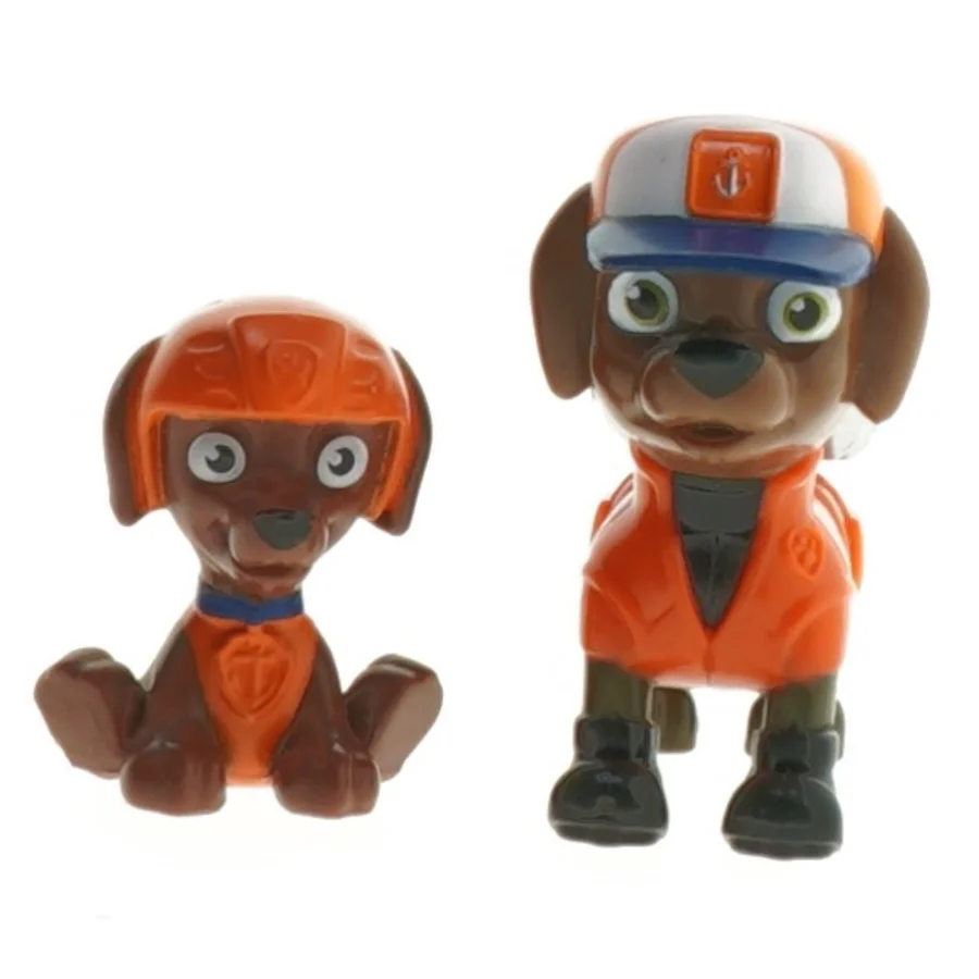 Plastikfigur Zuma fra Paw Patrol (str. 2 styk)