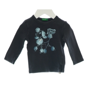 Langærmet bluse fra Benetton (str. 74)