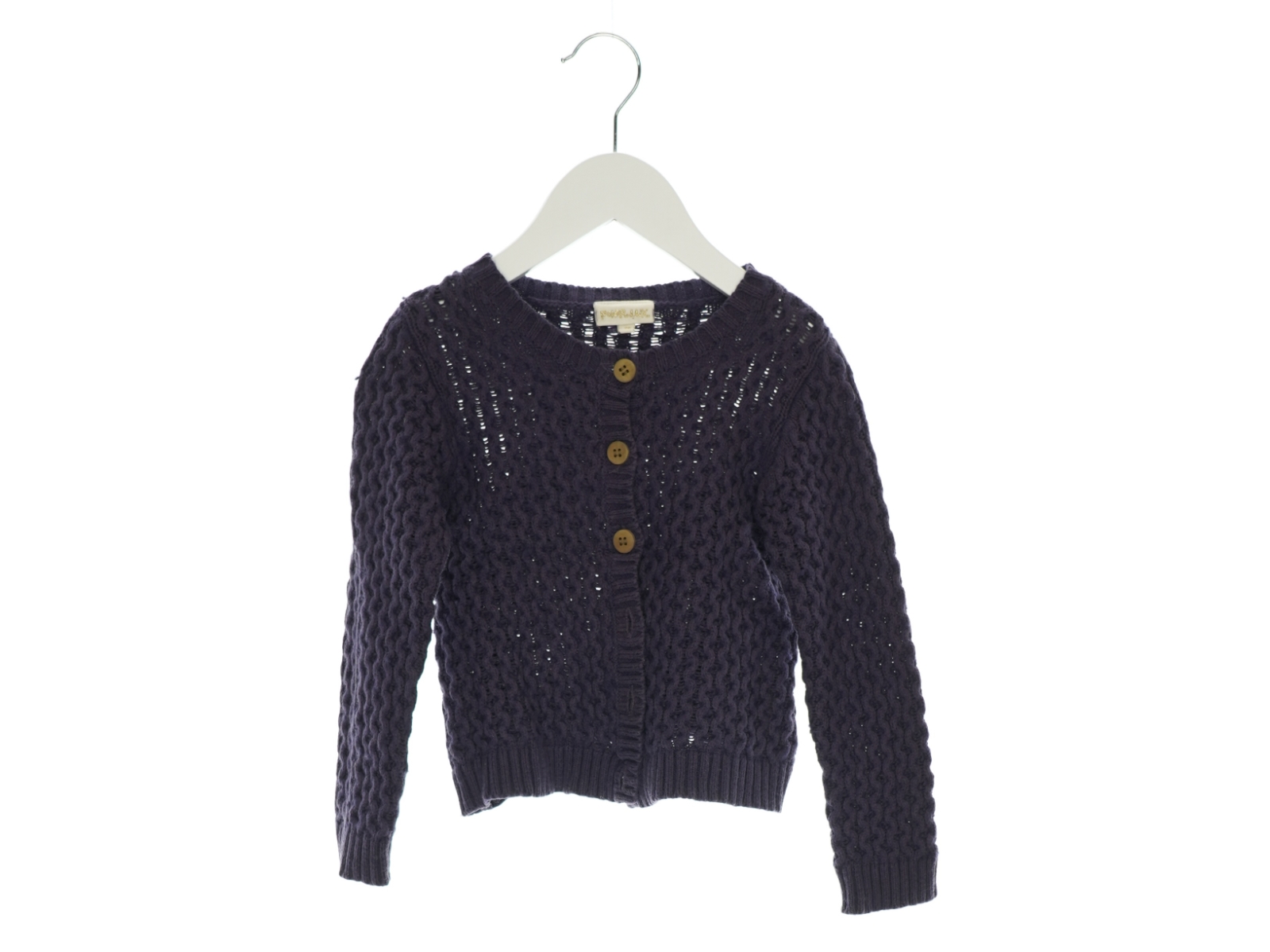 Cardigan i strik fra Pomp de Lux (str. 98)