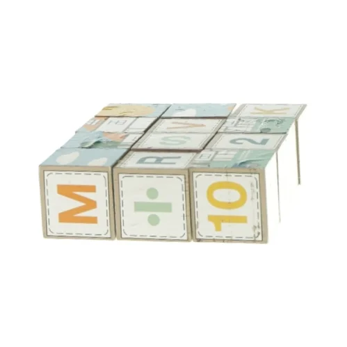 Puslespillets klodser fra Magni (str. Klods: 5 x 5 x 5 cm)