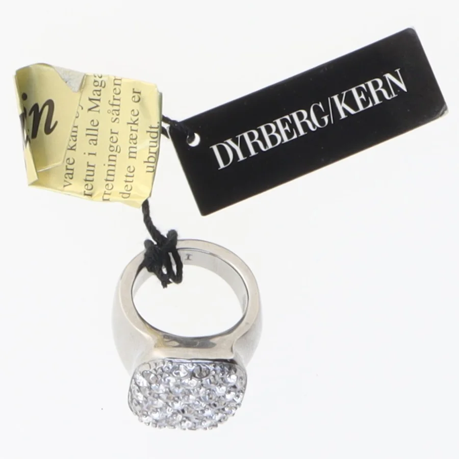 Sølvring med krystaller fra Dyrberg Kern (str. 51 mm)