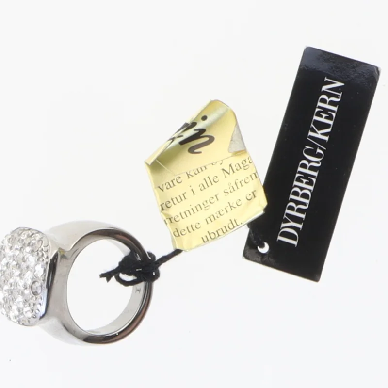 Sølvring med krystaller fra Dyrberg Kern (str. 51 mm)