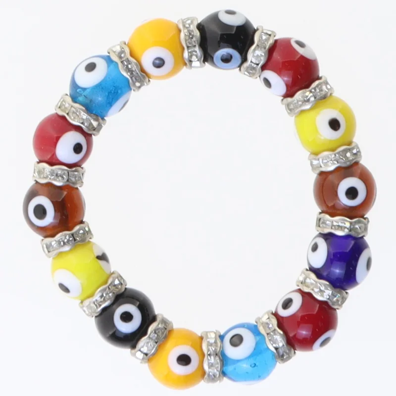 Armbånd med perler (str. 16 cm)