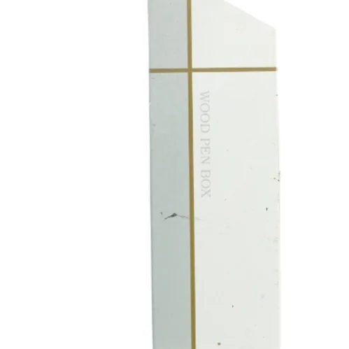 Træ penneetui med kuglepen og blyant (str. 18x6,5 cm)