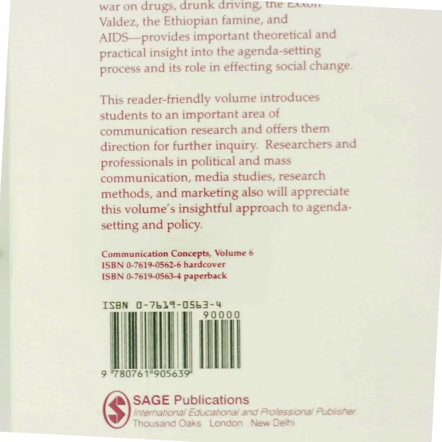 Agenda-setting (Bog)