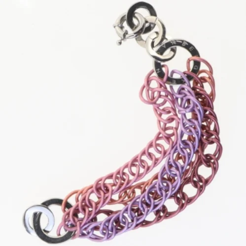 Flerfarvet halskæde (str. 25 & 51 cm)