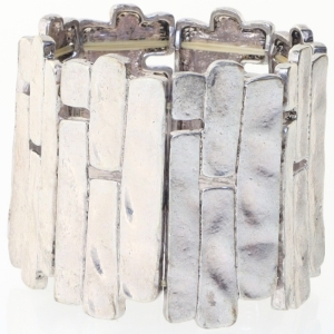 Sølv armbånd (str. Ø 5 cm)