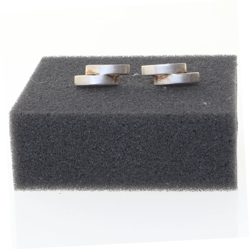 Sølv øreringe (str. 1,8 x 0,5 cm)