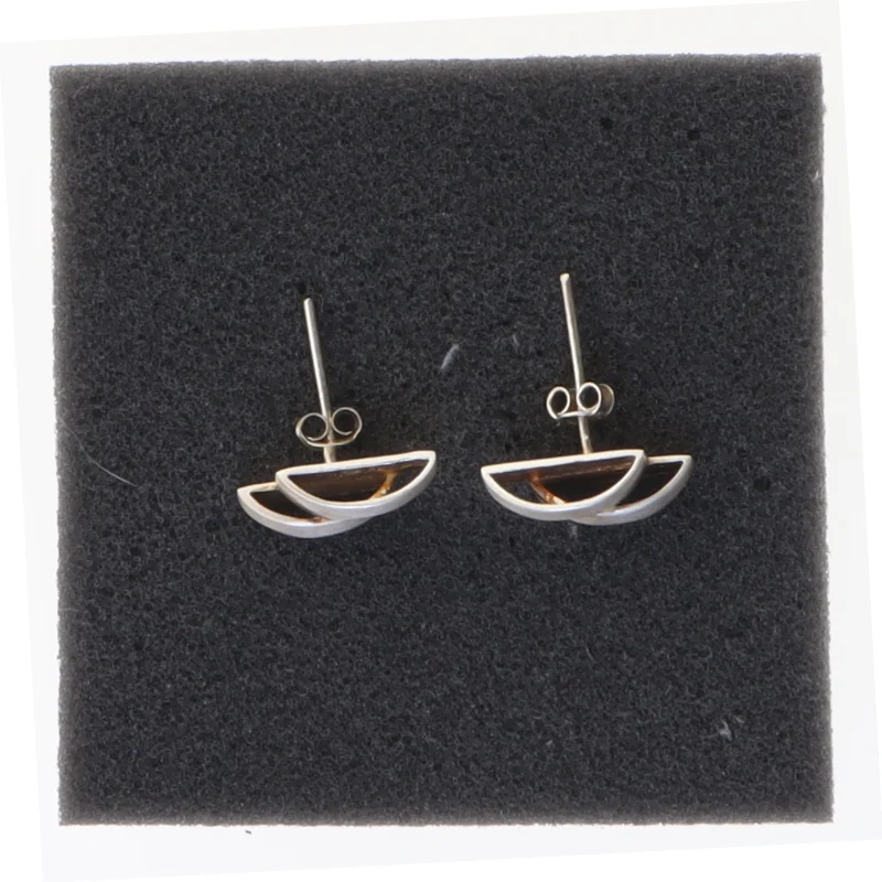 Sølv øreringe (str. 1,8 x 0,5 cm)